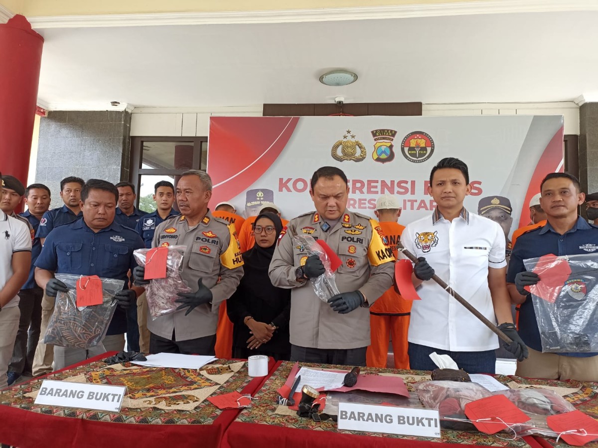 Polres Blitar Ungkap Sosok Pelaku Pembunuhan Nenek