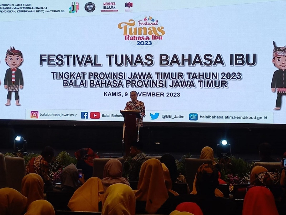 Gebyar Festival Tunas Bahasa Ibu Balai Bahasa Provinsi Jawa Timur (BBJT). (Foto: Trisna for jatimnow.com)