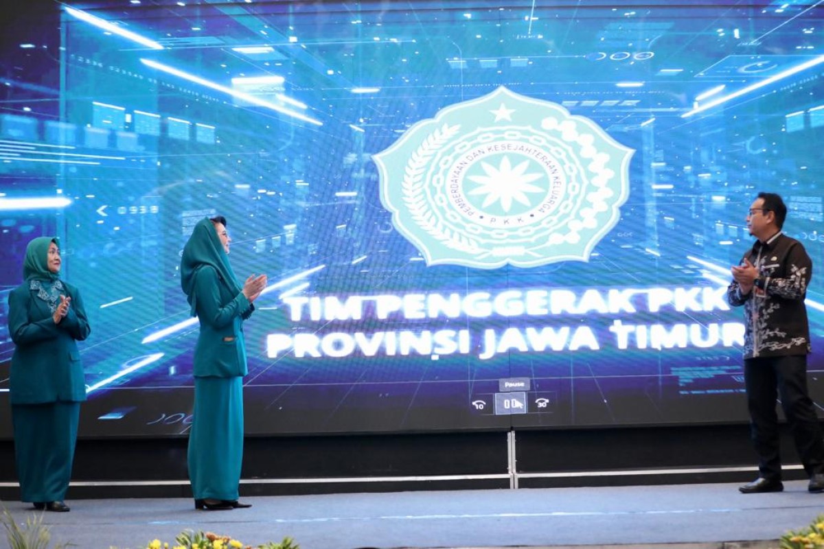 Launching aplikasi E-PKK. (Foto: Pemprov Jatim for jatimnow.com)