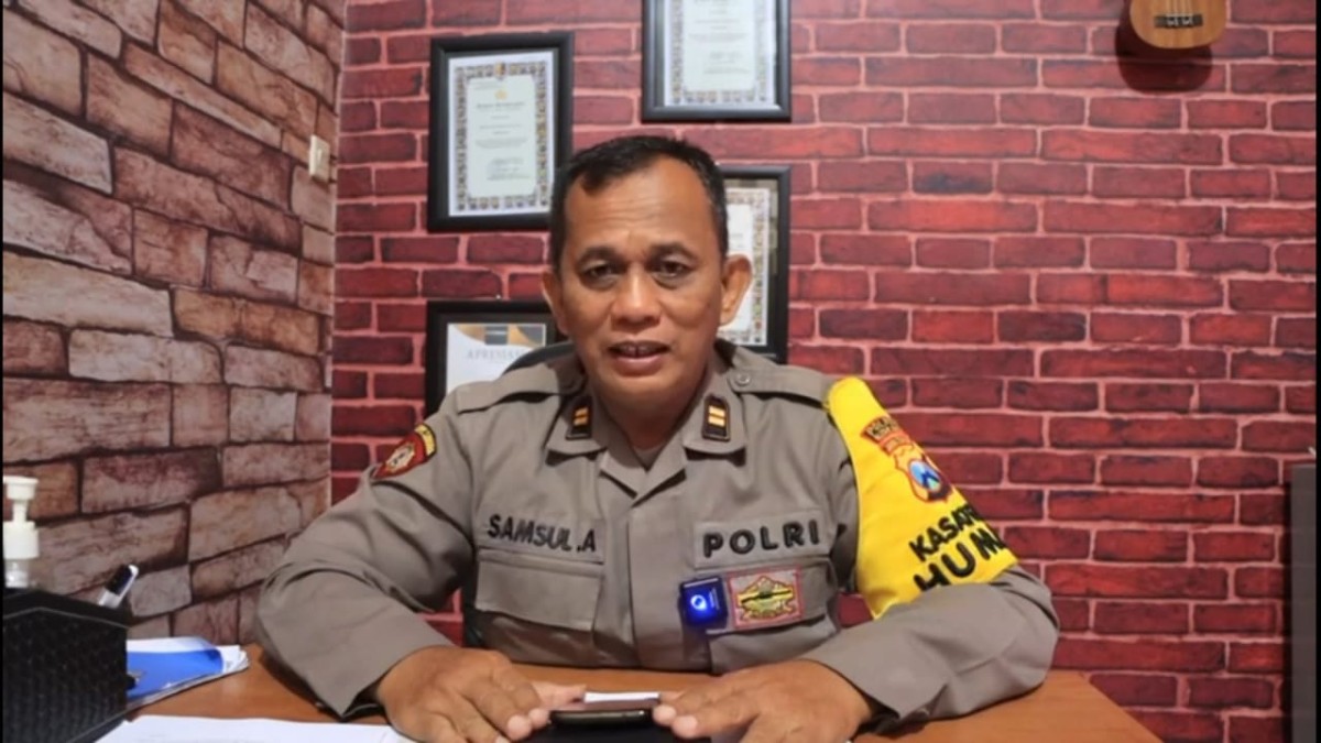 Kasi Humas Polres Blitar Kota, Iptu Samsul Anwar. (Foto: Bramanta Pamungkas/jatimnow.com)