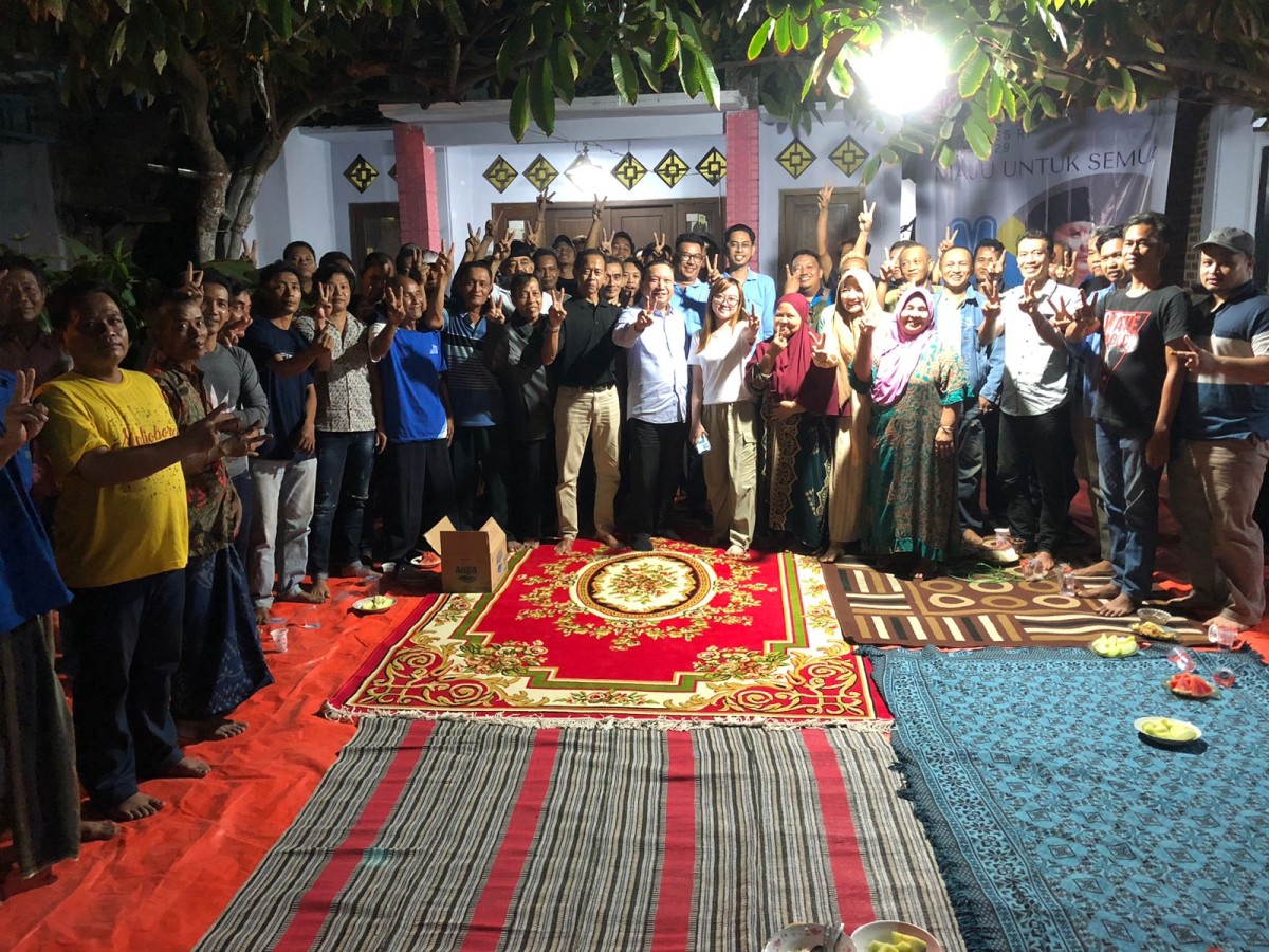 Deklarasi Komite Independen Pemenangan (KIP) Prabowo-Gibran Mojokerto. (Foto: Atin for jatimnow.com)