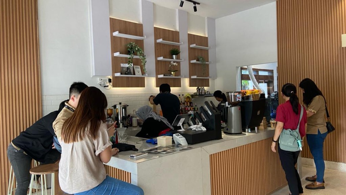 Bar Tautan Coffee and Roastery. (Foto: Yanuar Dedy/jatimnow.com).