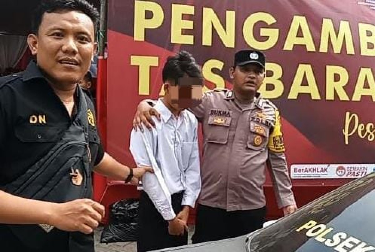 Tersangka joki tes CPNS diringkus. (Foto: Humas Kanwil Kemenkumham Jatim)