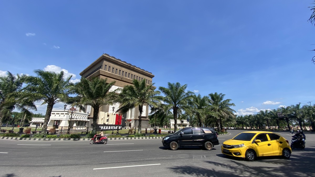 Monumen Simpang Lima Gumul (SLG). (Foto: Yanuar Dedy/jatimnow.com)