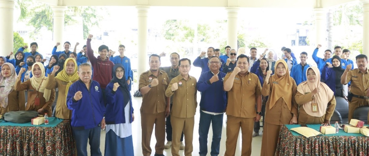 para peserta Kuliah Kerja Nyata (KKN) Pemberdayaan Pembelajaran Masyarakat (PPM) Tematik Mitigasi Bencana Semester Ganjil Tahun Akademik 2023/2024 di Kecamatan Tulangan Sidoarjo.