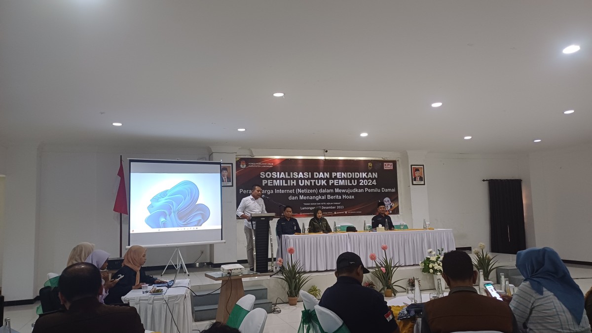 Pegiat Medsos Lamongan Diajak Lawan Hoax Pemilu 2024