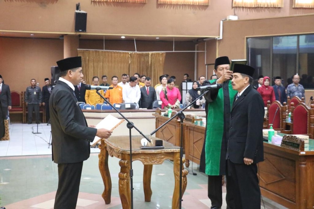 Paripurna PAW DPRD Ponorogo. (Foto: Ahmad Fauzi/jatimnow.com)