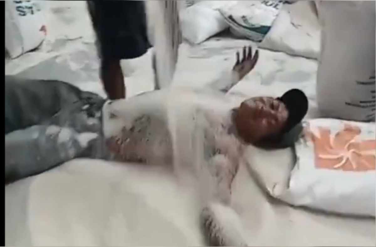 Tangkapan layar video yang viral di X.