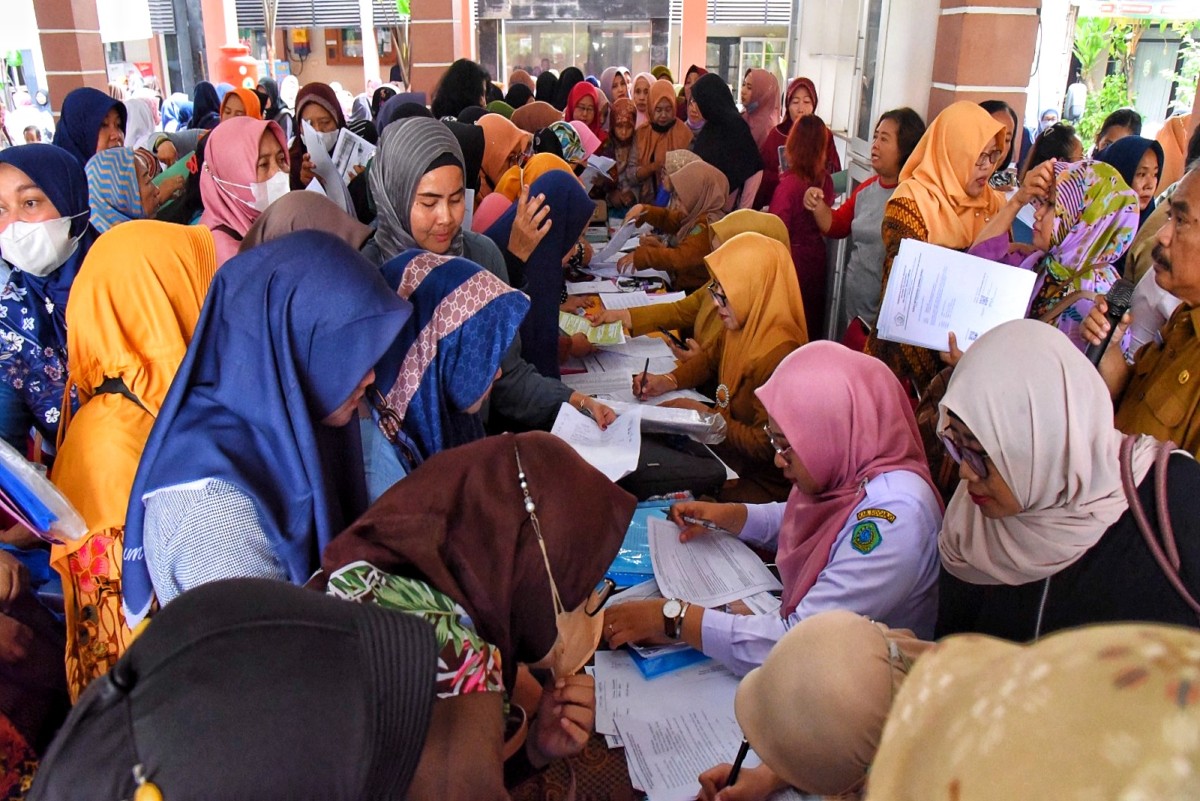 Proses klarifikasi Program Kurma. (Foto: Humas Pemkab Sidoarjo for jatimnow.com)
