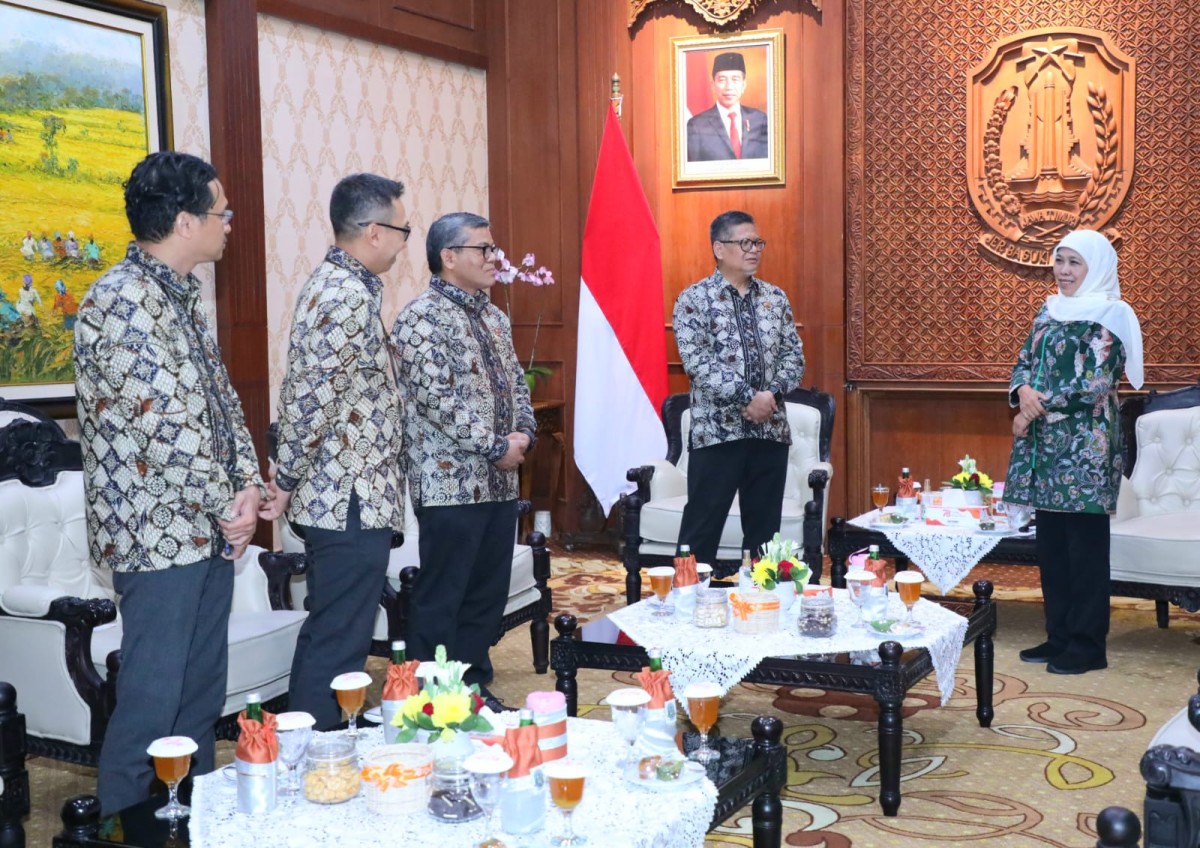 Gubernur Jatim Khofifah Siap Dukung Program dan Pembentukan TPAKD