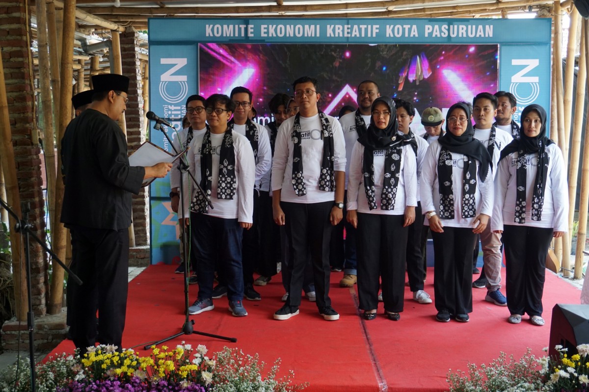 Komite Ekonomi Kreatif Kota Pasuruan Dikukuhkan, Gus Ipul: Harus Inovatif!
