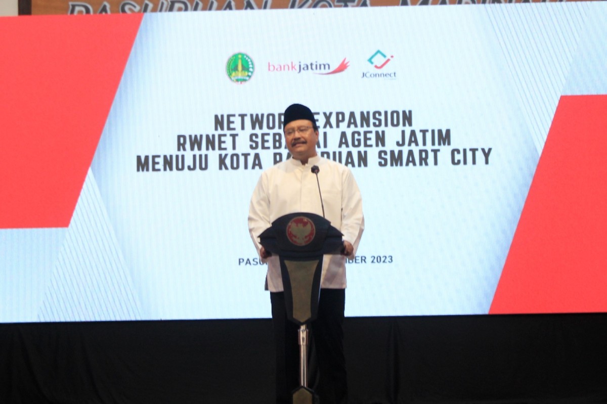 Pemkot Pasuruan Launching Network Expansion RW Net Sebagai Agen Jatim Menuju Kota Pasuruan Smart City