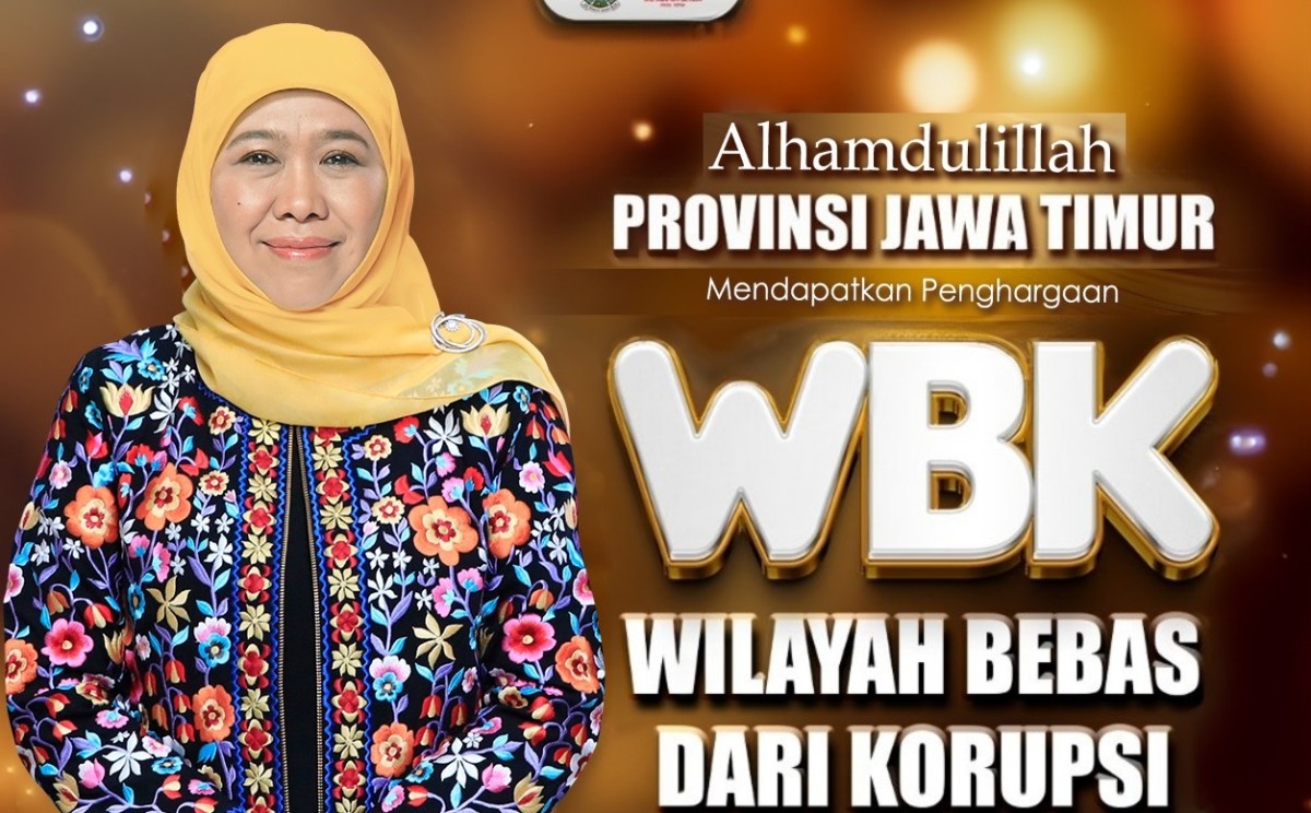 2 Unit Kerja Pemprov Jatim Raih Penghargaan Zona Integritas Bebas Korupsi