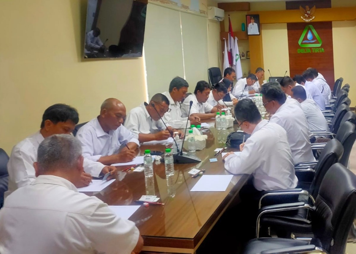Terapkan Penilaian Kinerja Sistem KPI, Perumda Delta Tirta Sidoarjo Asesmen Ratusan Pegawai