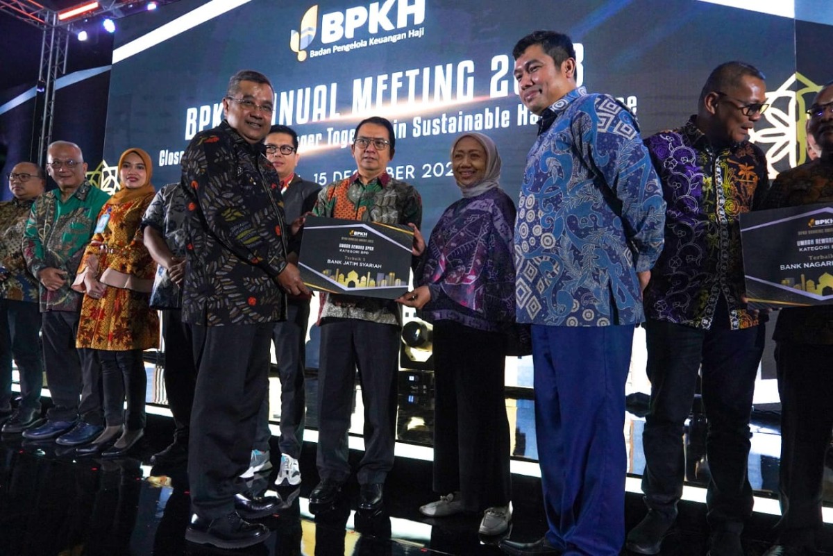 Unit Usaha Syariah Bank Jatim Diganjar Tiga Penghargaan dalam BPKH Award 2023