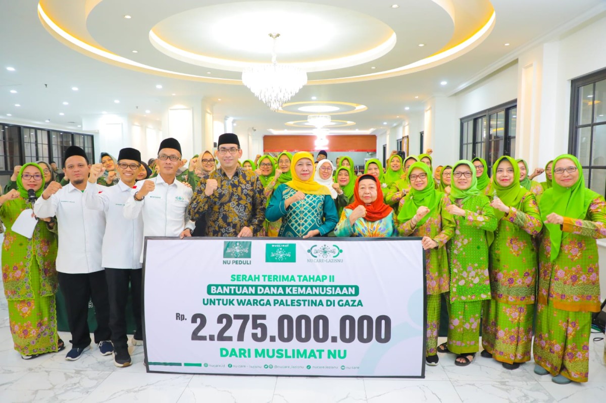 Muslimat NU Kirim Bantuan ke Palestina Tahap Kedua Rp2,2 Miliar