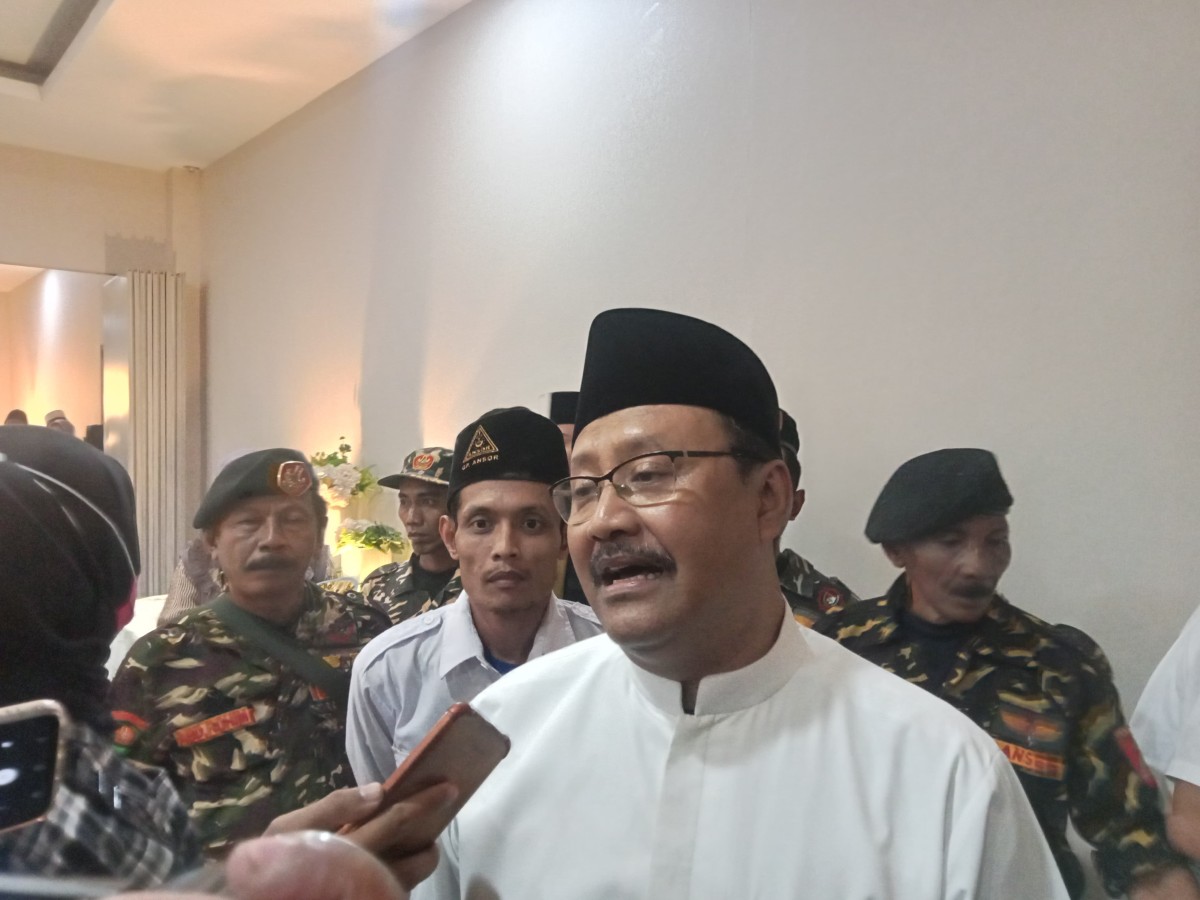Gus Ipul saat di Jatim Expo, Surabaya. (Foto: Haryo Agus/jatimnow.com)