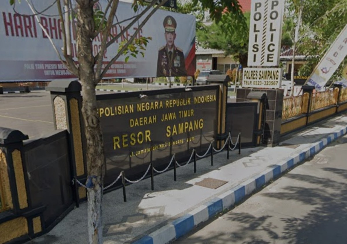 Polres Sampang. (Foto: Fathor Rahman/jatimnow.com))