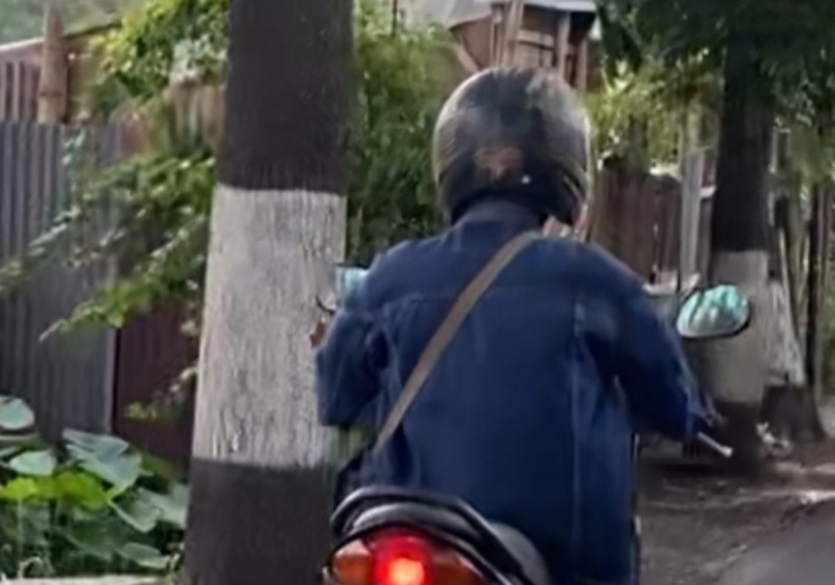 Terduga pelaku eksibisionis di Kota Batu. (Foto: Gerhana/jatimnow.com)