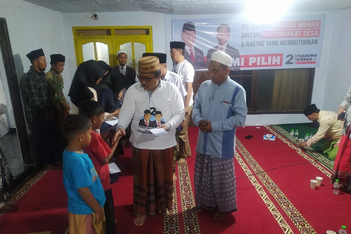 Peresmian Posko Prabowo-Gibran di Bangkalan. (Foto: Fathor Rahman/jatimnow.com)