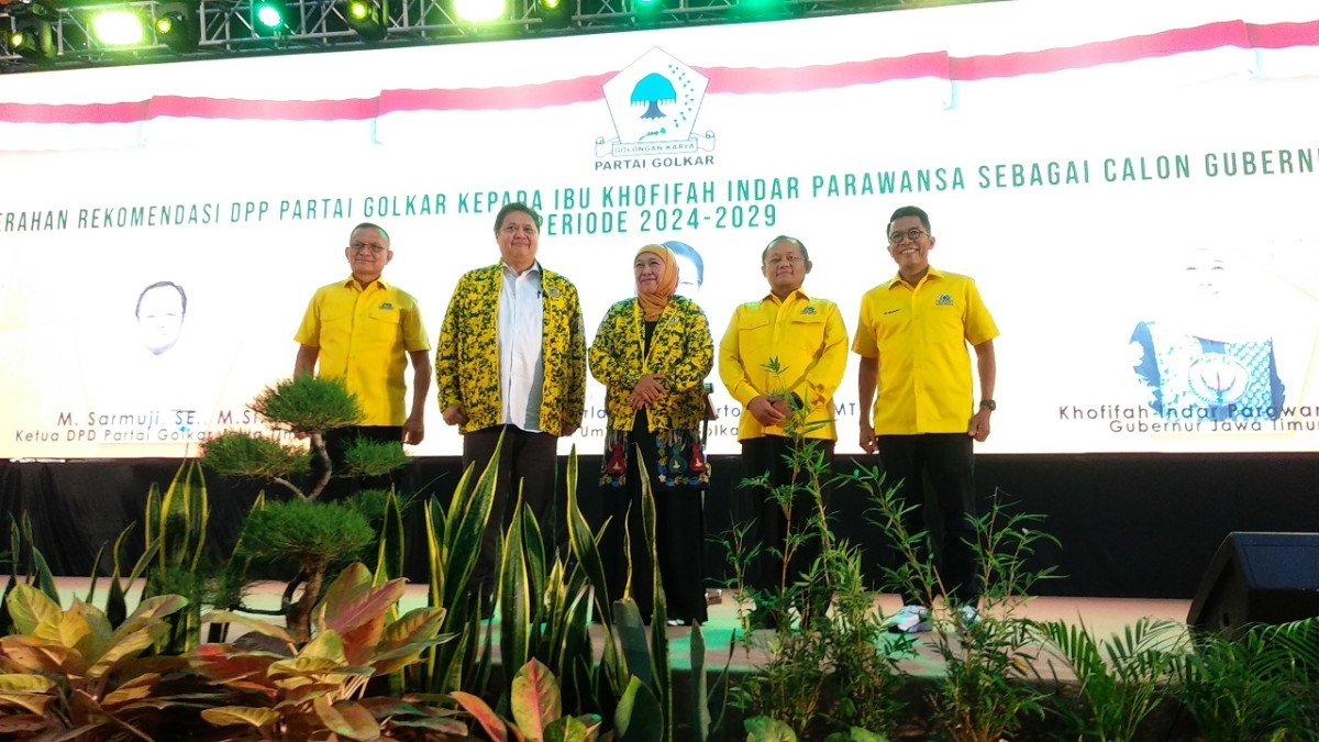 Konsolidasi Caleg Golkar Jawa Timur di Hotel Utami, Sidoarjo. (Foto: Haryo Agus/jatimnow.com)