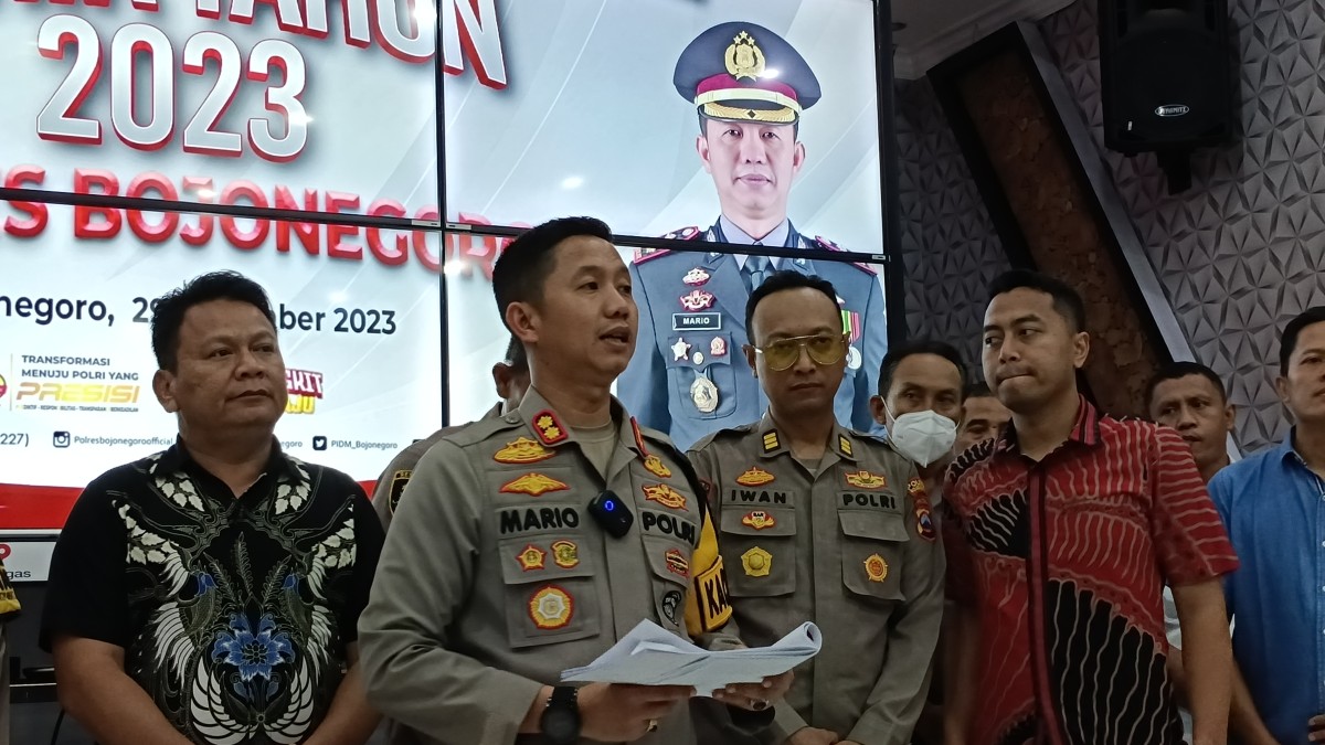 Kapolres Bojonegoro AKBP Mario Prahatinto. (Foto: Misbahul Munir/jatimnow.com)