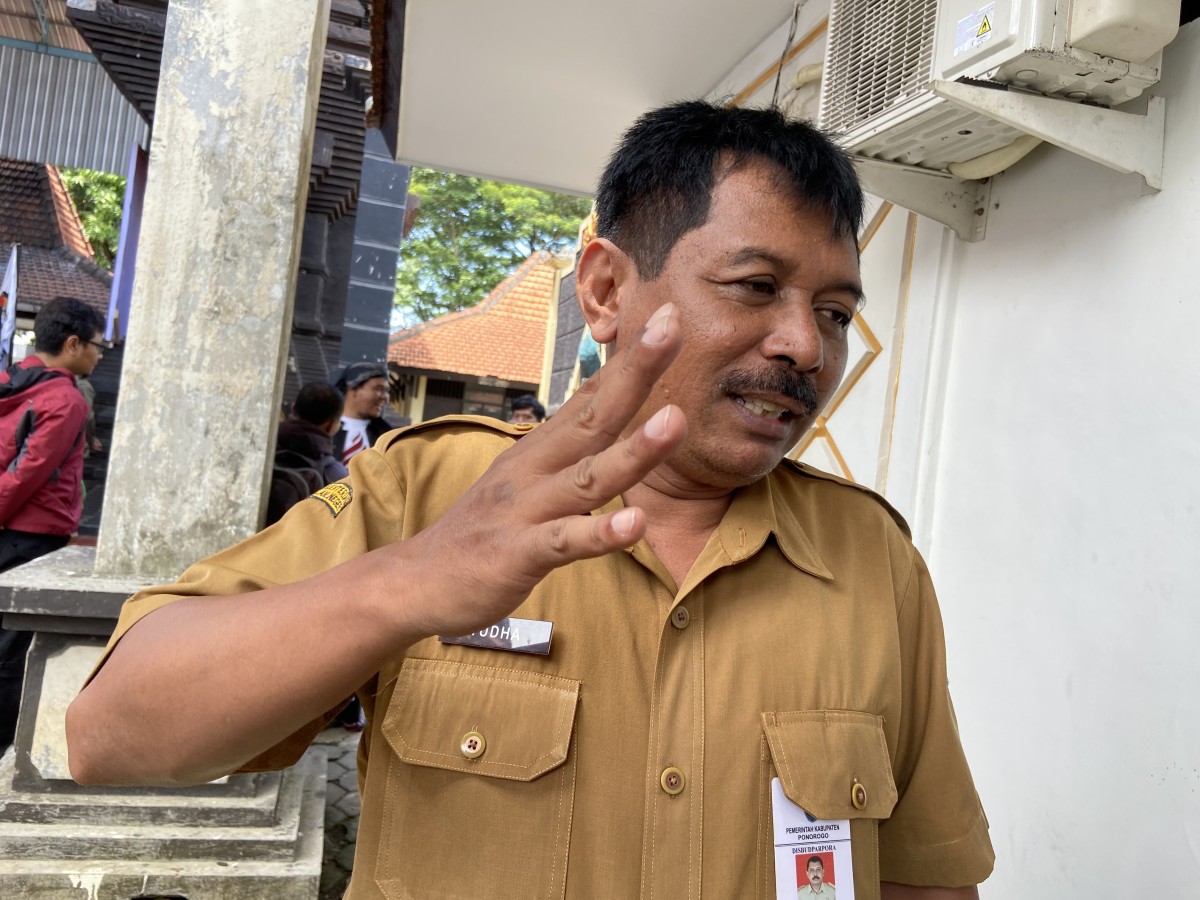Kepala Disbudparpora Ponorogo, Judha Slamet Sarwo Edhi (Ahmad Fauzani/Jatimnow.com)