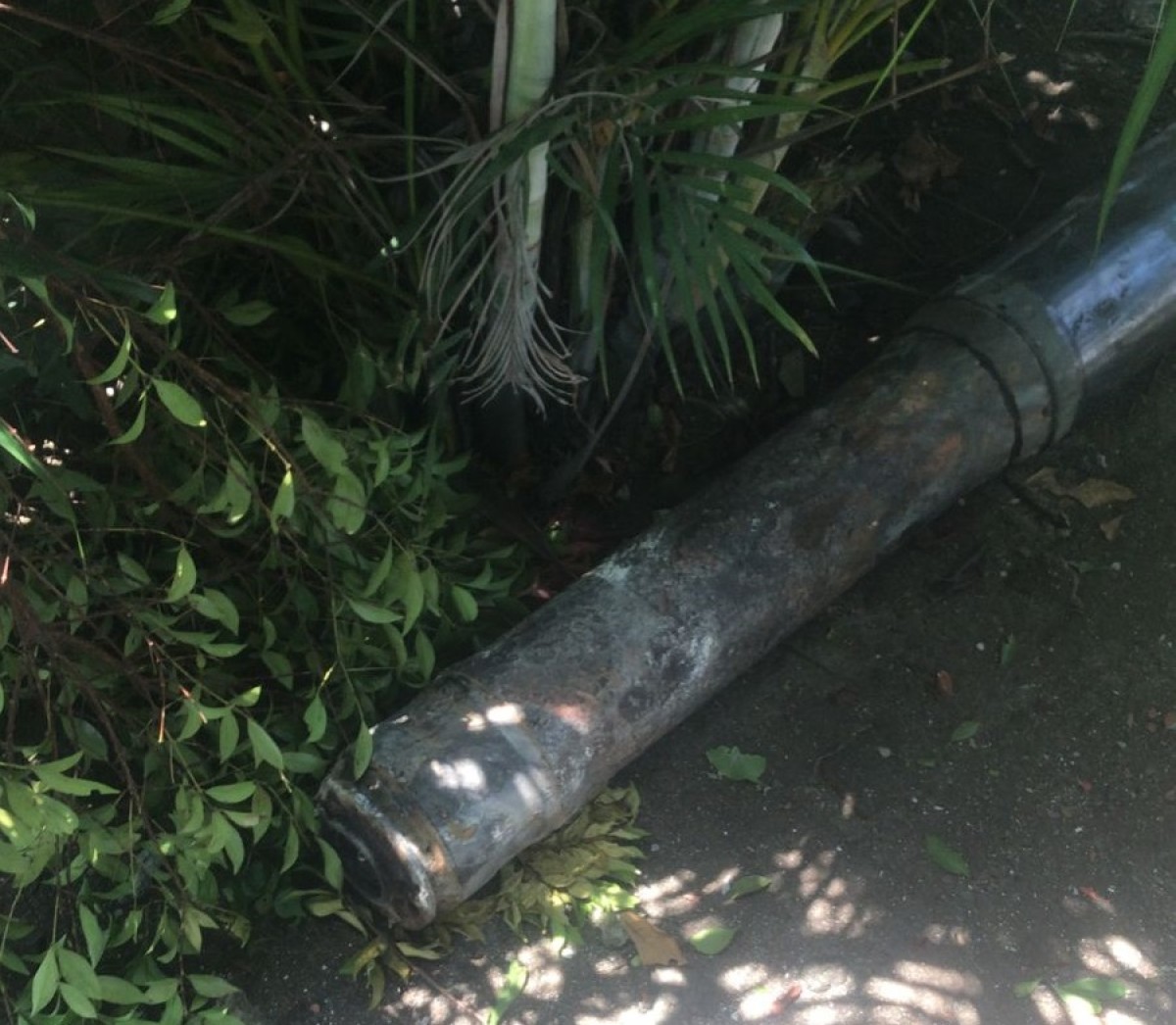 Selongsong mortir. (Foto: Fathor Rahman/jatimnow.com)