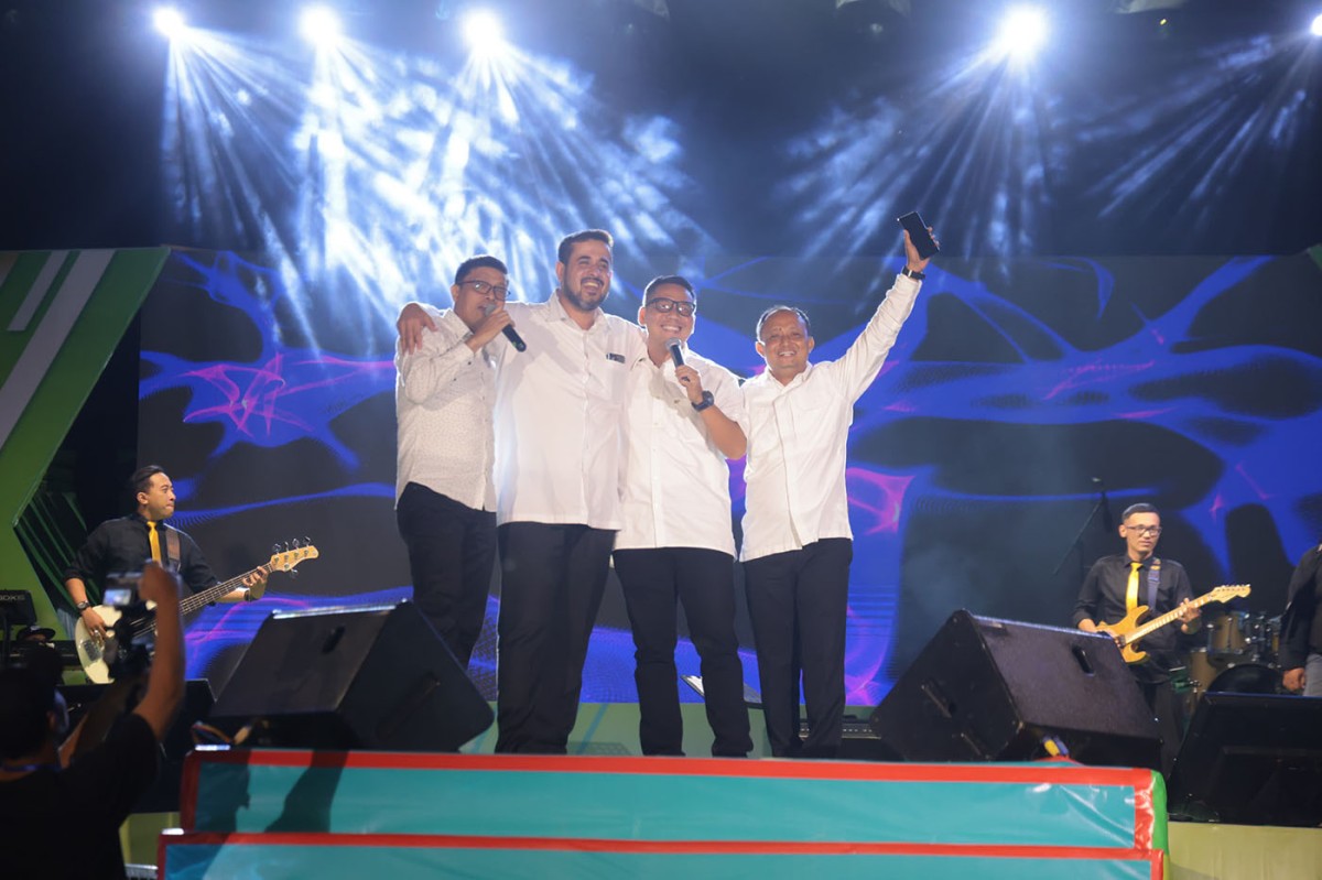 Wali Kota Probolinggo Hadi Zainal Abidin di Panggung Refleksi 5 Tahun. (Foto: Humas Pemkot Probolinggo)