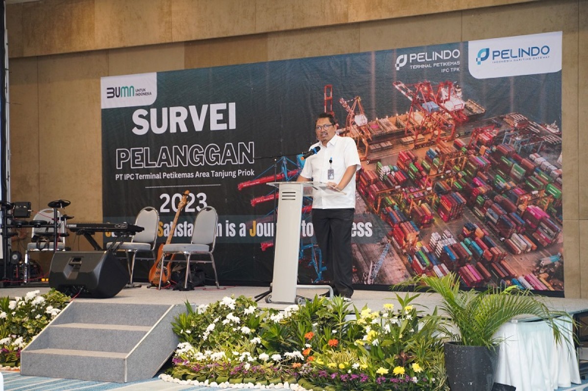 Survei pelanggan IPC TPK area Tanjung Priok. (Foto:  Humas IPC TPK)