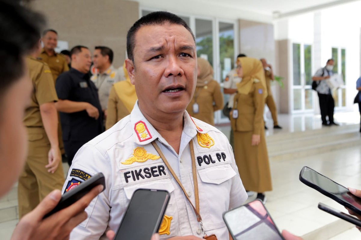 Kepala Satpol PP Surabaya M Fikser. (Foto: Ni'am Kurniawan/jatimnow.com)