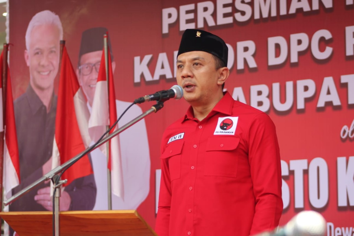 Ketua DPC PDI Perjuangan Pacitan Deni Wicaksono. (Foto: Setya for jatimnow.com)