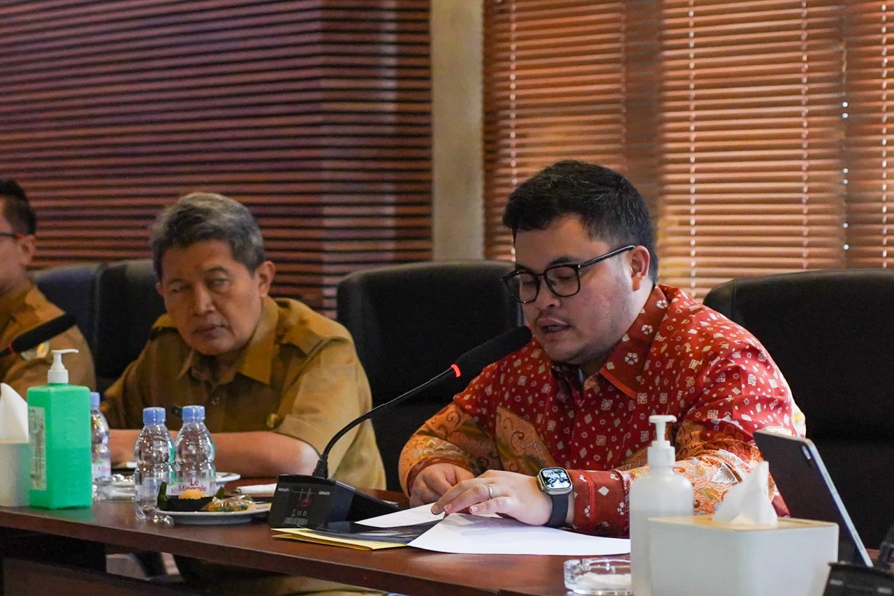 Mas Dhito dalam pertemuan bersama Kementerian PUPR. (Foto: Pemkab Kediri/jatimnow.com)