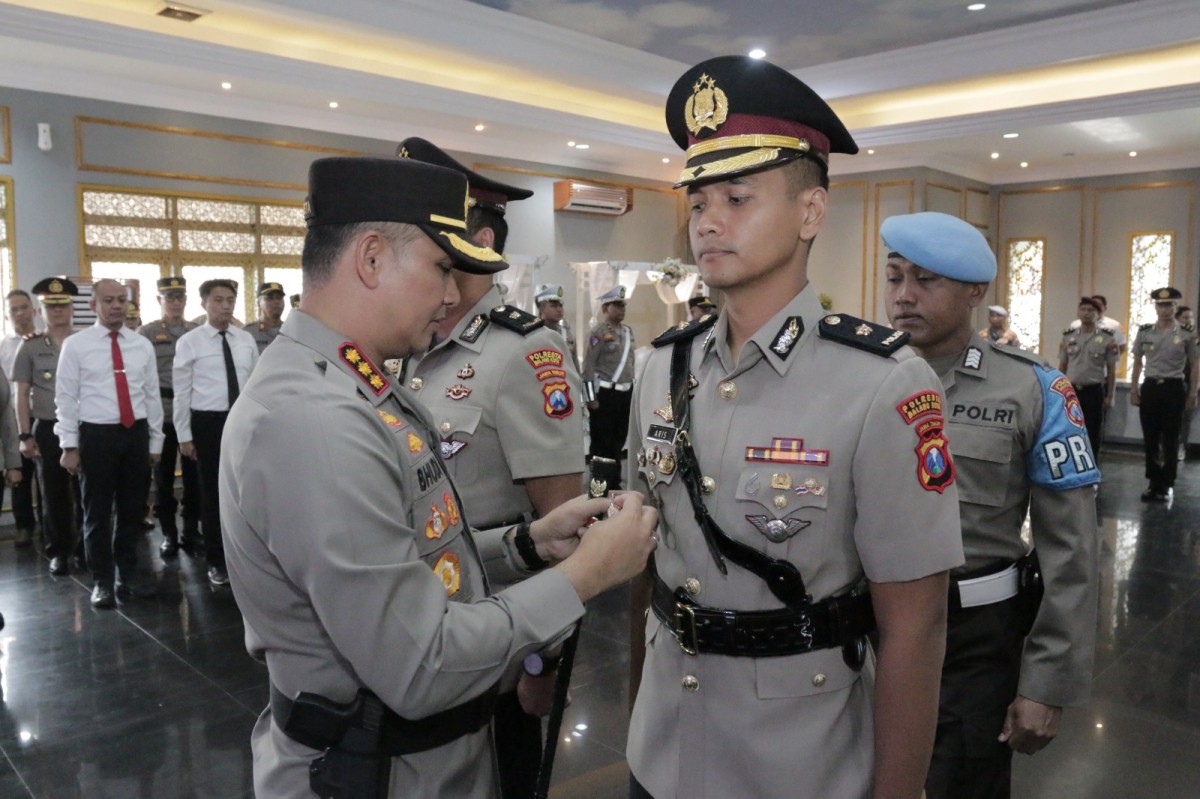 Kegiatan sertijab di Ballroom Sanika Satyawada, Mapolresta Malang Kota. (Foto : Humas Polresta Malang Kota for jatimnow.com)