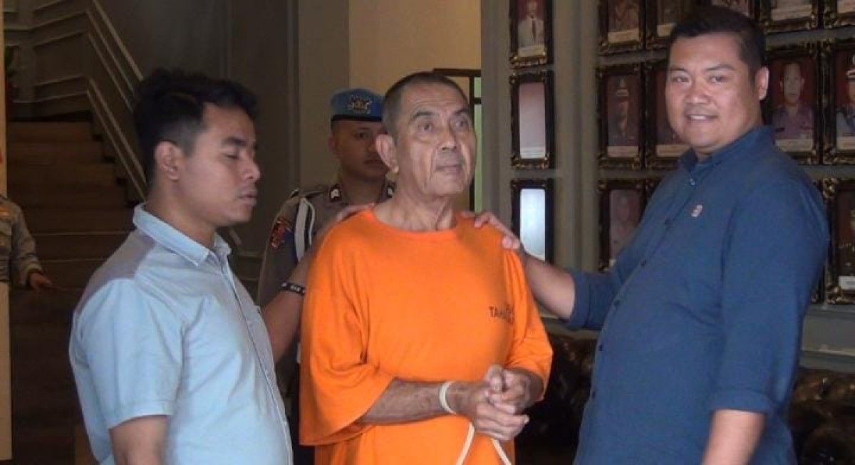 Pelaku pembunuhan dan mutilasi di Kota Malang bernama James Lodewyk Tomatala. (Foto: Gerhana/jatikmnow.com)