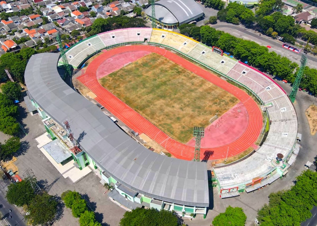Stadion Gelora Delta Sidoarjo. (Foto: Humas Pemkab Sidoarjo for jatimnow.com).