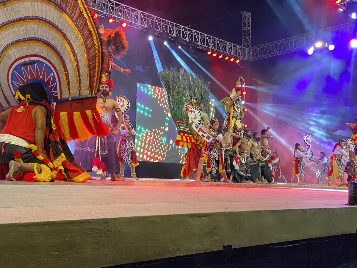 Reog Ponorogo saat tampil. (Foto: Ahmad Fauzani/jatimnow.com)