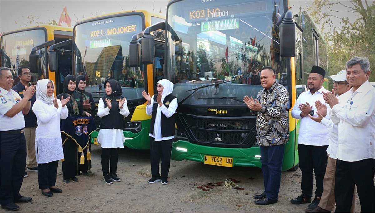 Peresmian koridior III Bus Trans Jatim 2023 lalu (Foto: dok.jatimnow.com)