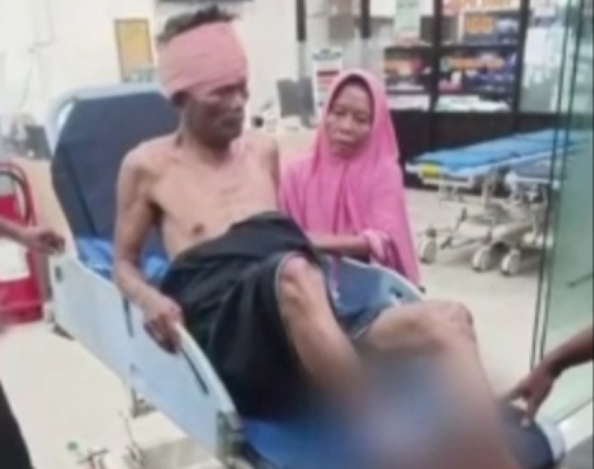 Korban penganiayaan di Bangkalan. (Foto: Fathor Rahman/jatimnow.com)