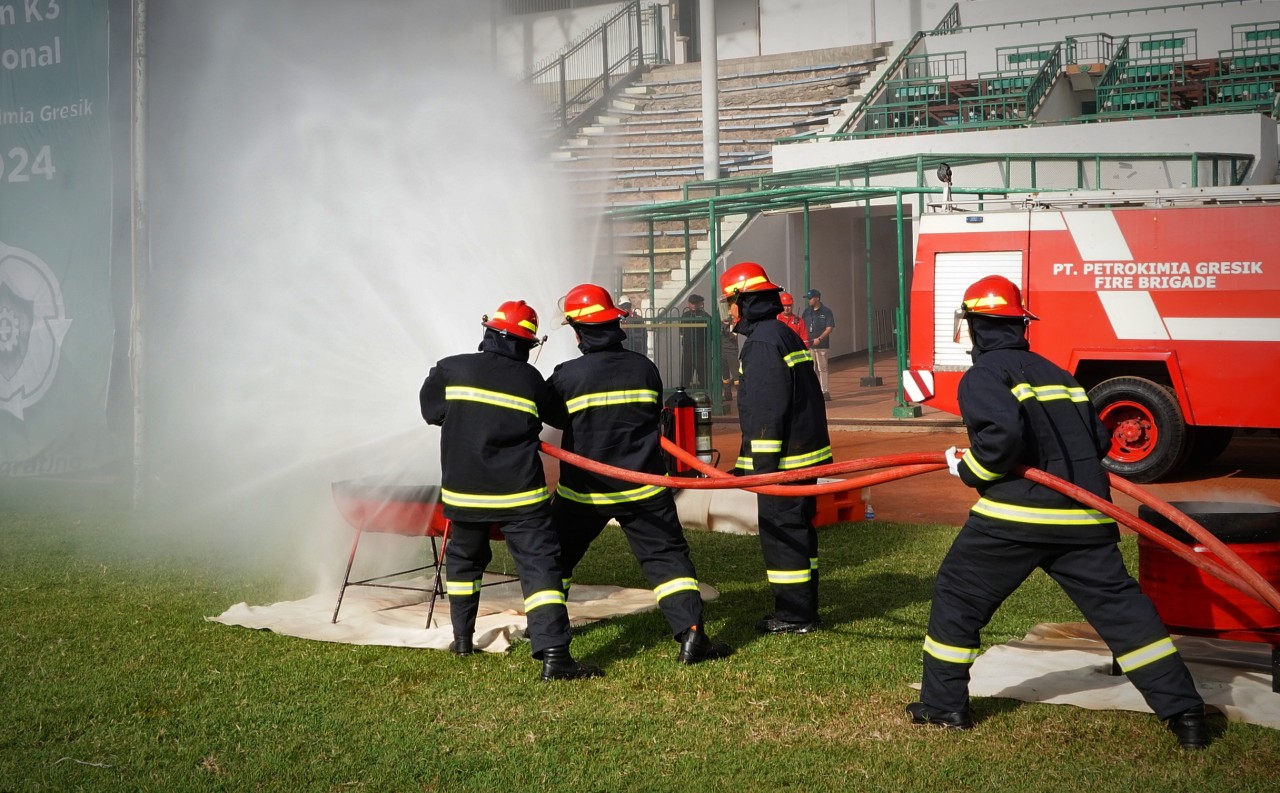 Salah satu lomba K3 PT Petrokimia Gresik (Foto: Humas Petrokimia Gresik for jatimnow.com)