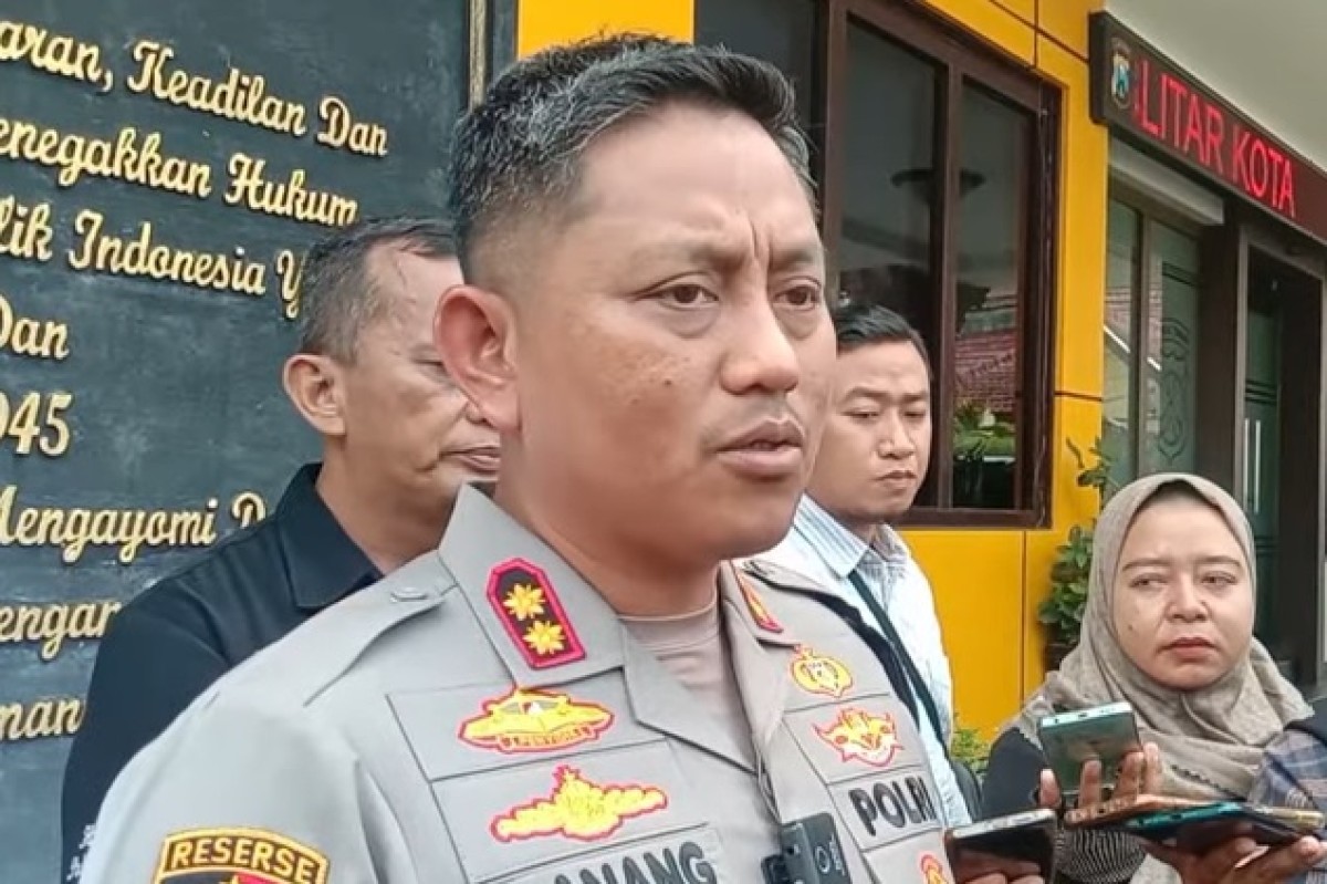 Kapolres Blitar Kota AKBP Danang Setiyo. (Foto: tangkapan layar YouTube)