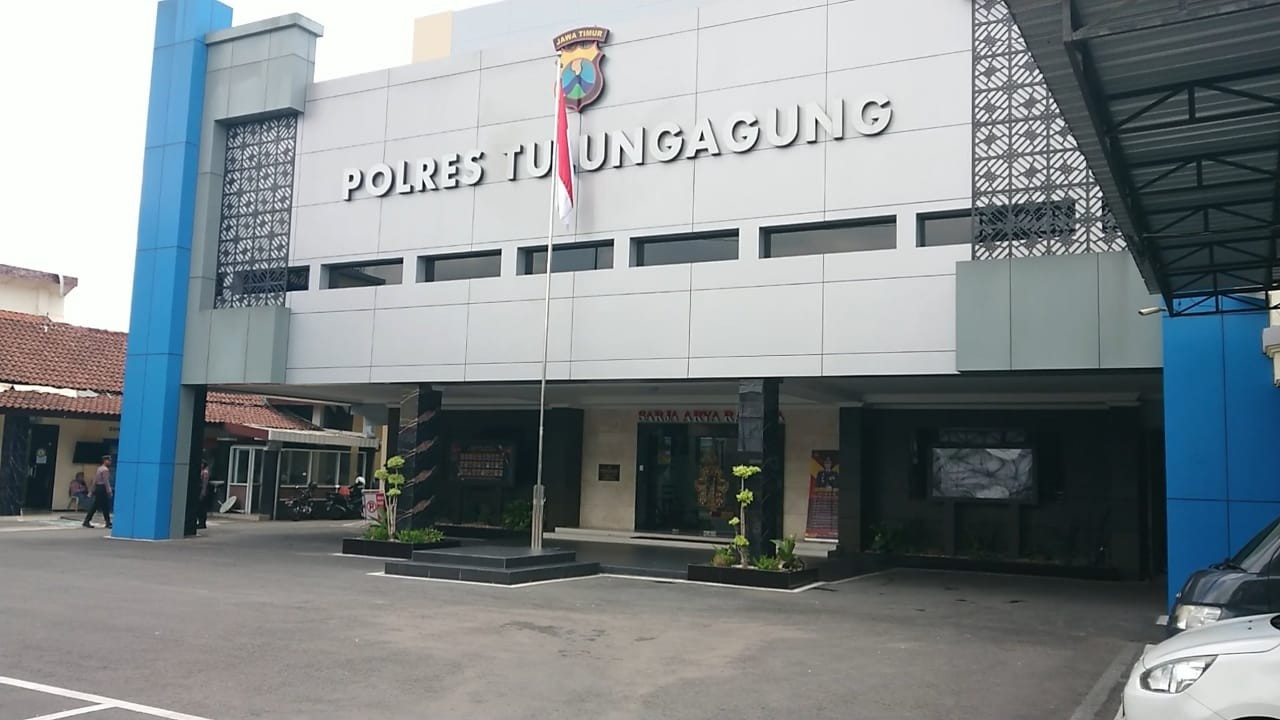 Mako Polres Tulungagung. (Foto: Bramanta Pamungkas/jatimnow.com)