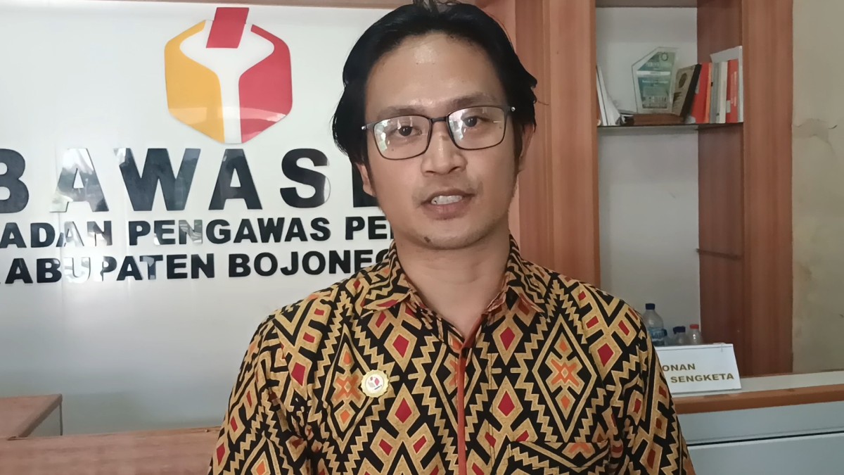 Ketua Bawaslu Bojonegoro Handoko Sosro Hadi Wijoyo (Foto: Misbahul Munir/jatimnow.com)