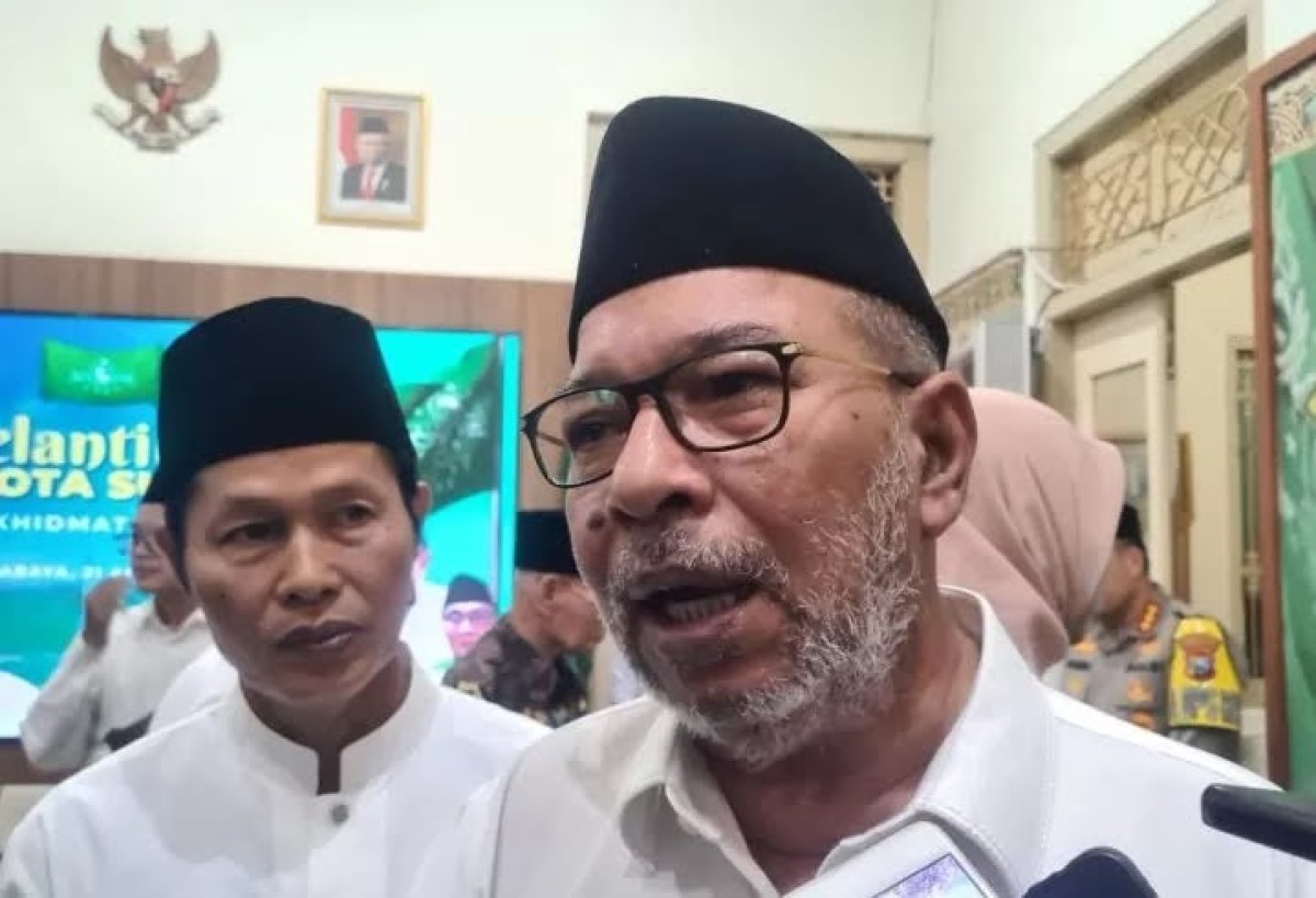 Ketua PCNU Surabaya KH Umarsyah (Foto: Dimas for jatimnow.com)