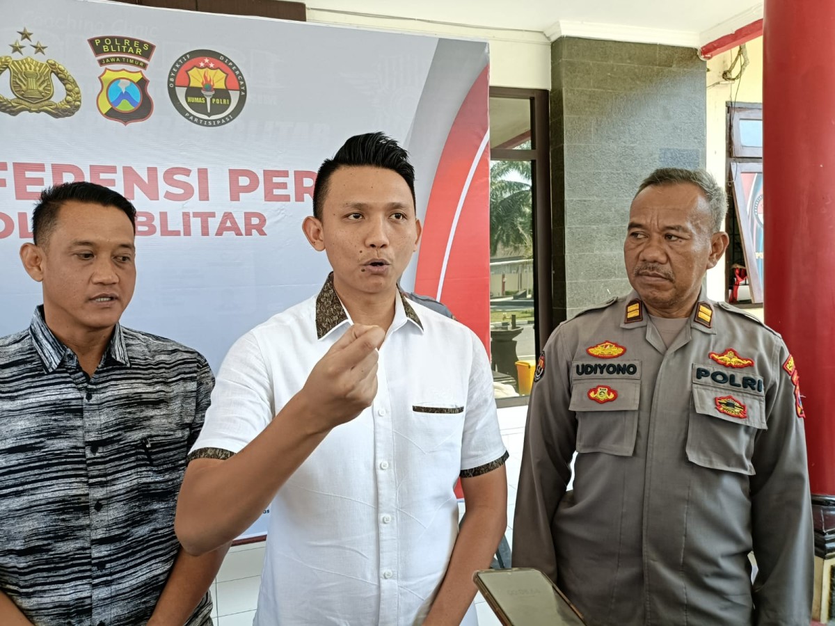 Kasatreskrim Polres Blitar, AKP Febby Palevi Rizal. (Foto: Bramanta Pamungkas/jatimnow.com)