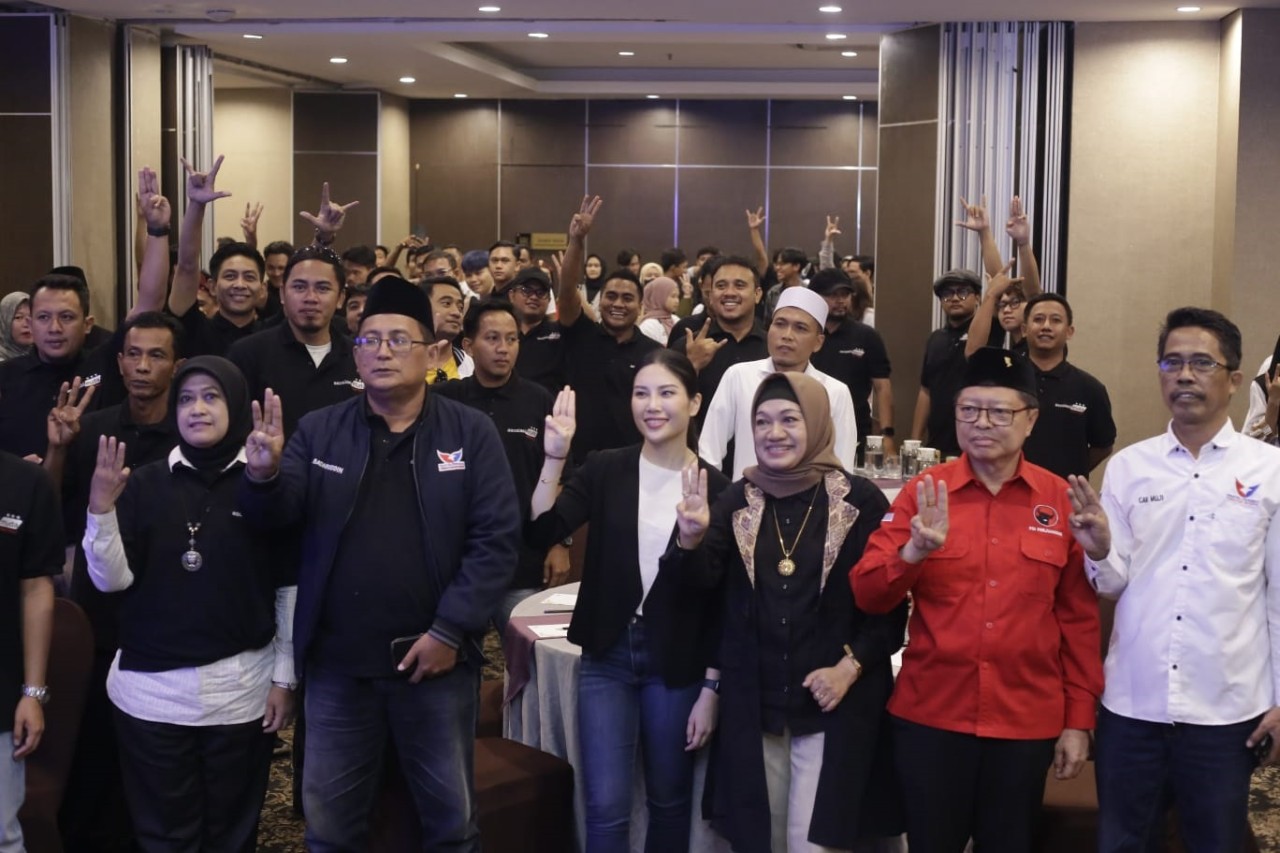 Konsolidasi Asosiasi Pemuda Jawa Timur untuk memenangkan Ganjar-Mahfud (Foto: Haryo Agus/jatimnow.com)