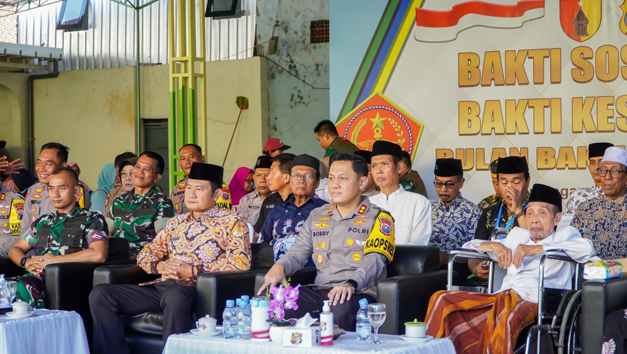 Kegiatan pembukaan bulan bakti TNI-Polri di Lamongan. (Foto : Humas Polres Lamongan for jatimnow.com)