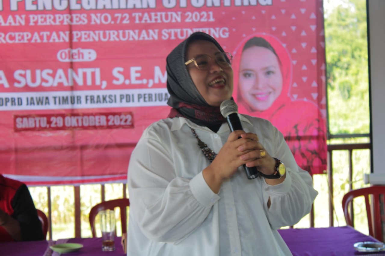 Erma Susanti caleg PDI Perjuangan. (Foto: DPRD Provinsi Jawa Timur for jatimnow.com)