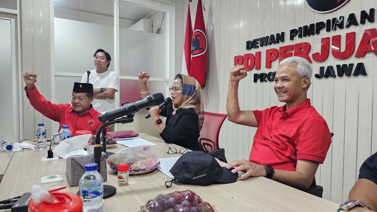 Ganjar Pranowo Kobarkan Semangat Bongkar Kecurangan Pemilu di Jatim