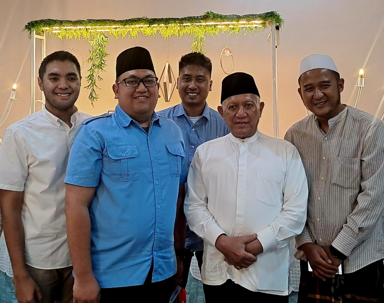 Gus Kikin saat ramah tamah dengan tamu VIP di Jatim Expo, Surabaya (Foto-foto: Ni'am Kurniawan/jatimnow.com)